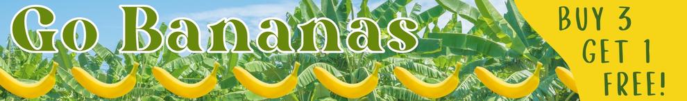 Banana Pack, buy 3 get 1 free