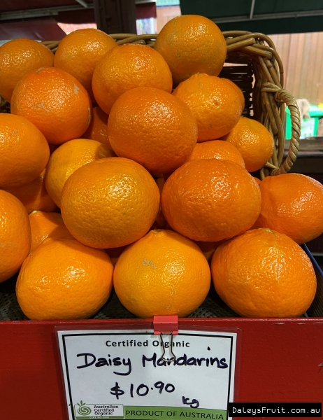 Fresh and juicy Daisy Mandarins, a treat for citrus lovers.