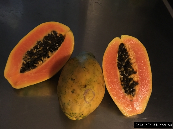 Ripe Solo Papaya at Botanic Arc Nth Qld