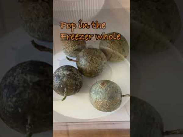 YouTube Shorts: Passionfruit as a frozen Treat