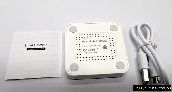 Back view of the smart gateway